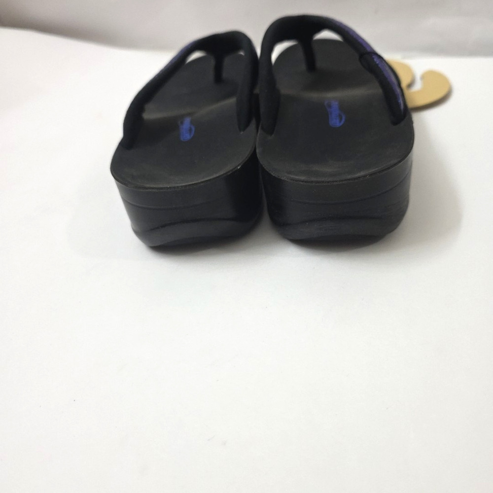 Women's 7 Purple Orthotic Comfort Sandals With Arch Support Heel + Arch Support - Picture 11 of 11